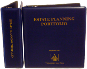The Alpern Law Firm Custom Estate Planning Portfolio Binder