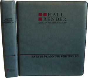 Hall Render Custom Estate Planning Portfolio Binder